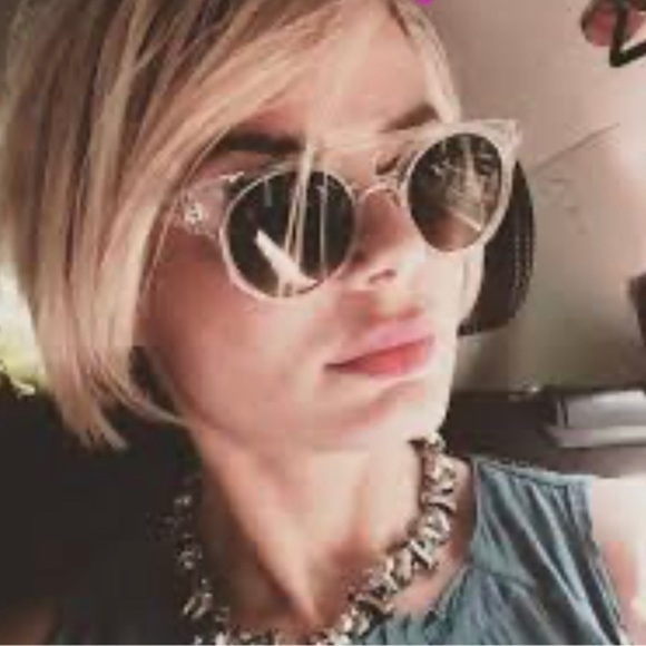 Komono Sunglasses Dreyfuss Clear Silver NEW round - Picture 3 of 9